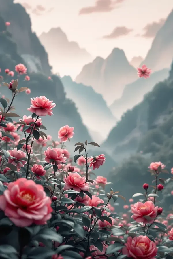 山茶花开电影海报